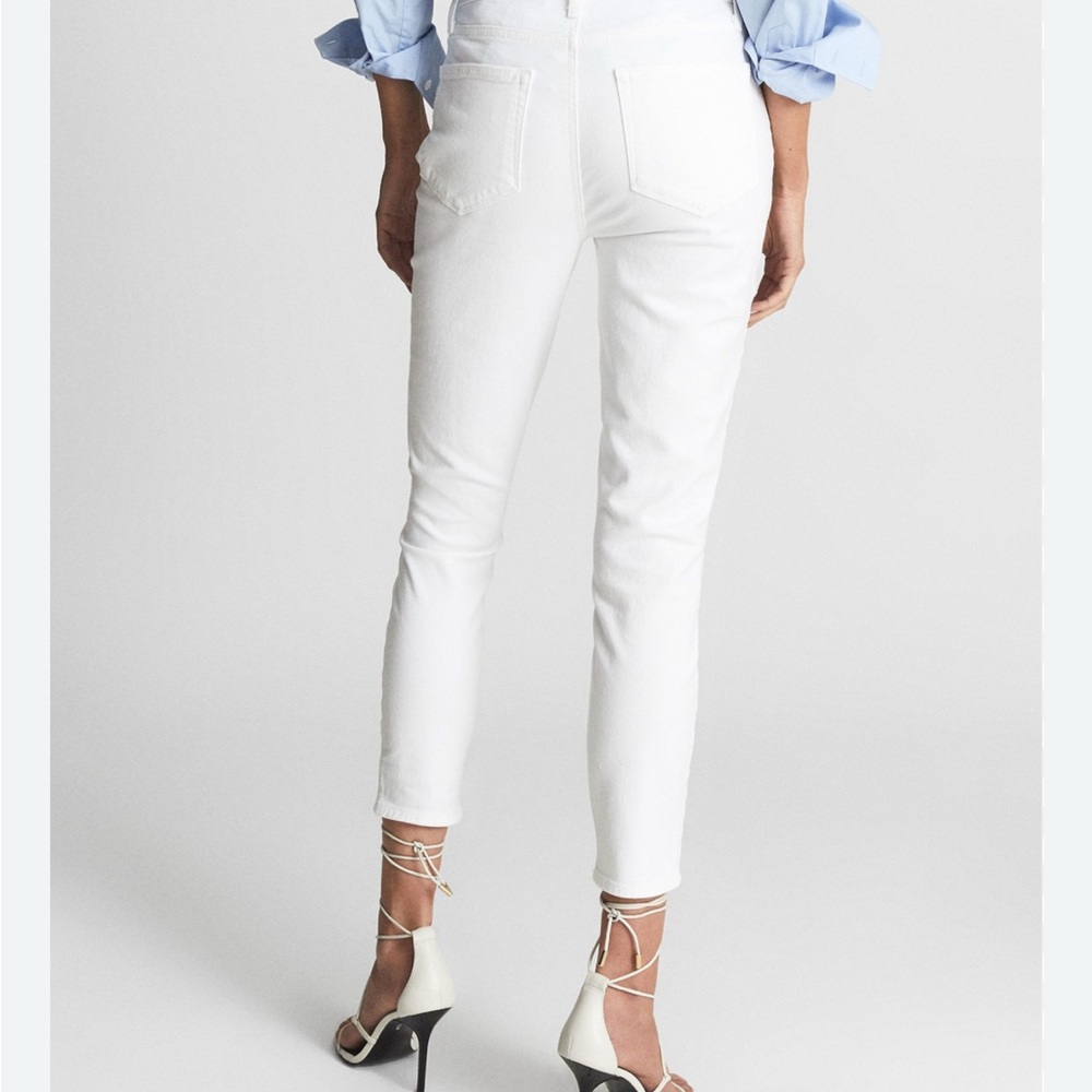 Paige Women's Skinny White Jeans. Size 30